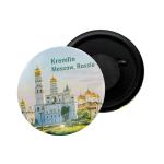 Dhcrafts Multicolor Metal Russia Kremlin Moscow Printed Fridge Magnet, 5.8 Cm
