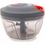 ODD M EVEN Smoothly Rotating Gears Black Plastic and Steel Handy Chopper (Pack of 3)