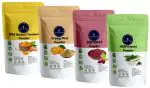 VEDICINE Wild Kasturi Turmeric, Orange Peel, Beetroot, Neem Leaf Powder For Face Care (100gmx4)