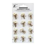 Little Birdie Bouquet Handmade Flower Shabby Chic (Pack Of 12)