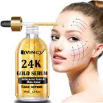 Livincy 24k Gold serum for skin brightening, skin whitening dark spot remover serum face serum for women