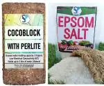 Shiviproducts 20 Perlite Mix Coco Block, Epsom Salt for Garden Purpose 450 g, 9800 g (pack of 2)