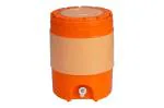 UMA THERMOPLAST Plastic Insulated Mineral Water Camper 18 Liter - Orange