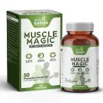 AYUKARMA Ayurvedic Muscle & Mass Gainer Capsules, Improves Appetite & Builds Muscle Mass 60 Cap