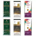 Gouri Keshar Loban, Gold and Fancy Agarbatti Pack for Puja, Pack of 6 (3 x 2)