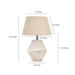 Wooden White & Beige