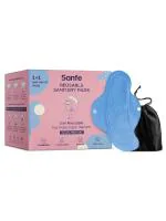 Sanfe Reusable Sanitary Pads for women - Day and Night (1+1) pads with carry pouch