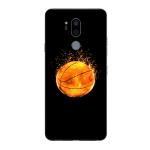 GADGETSWRAP Printed Vinyl Skin Sticker for LG G7 - Orange Basketball