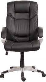 ROAR-WOOD Extra Comfort High Back Black Leatherette Office Executive Director Chair Special Edition Boss Chair