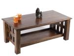Ikiriya Blairs Sheesham Wood Coffee Table in Teak Finish
