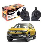 Oshotto 12V Car Horn- Trumpet Sound 2Pc Set(Low + High) For Volkswagen Taigun