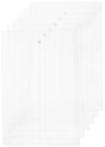 Shining Zon Button Bags, Top-Opening, Reusable, Each Holds 130 Sheets (A4, Set of 6)