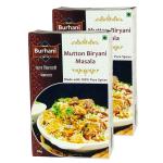 Burhani Foods Mutton Biryani Masala Powder 50g (Pack of 2) - Authentic, Pure Spice Mix - Easy to Cook