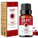 Pure Herbology Natural and Pure Rose Essential Oil Steam distilled oil for skin care, Hair care, and Aromatherapy