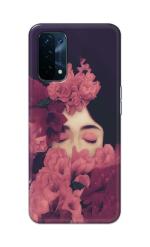 Tweakymod Printed Shy Girl Back Cover For Oppo A54 5G, Oppo A74 5G