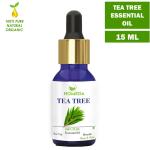 Homeda Tea Tree Essential Oil (15 ml) for Skin Acne, Hair, Face, Musquito care, 100% Pure Teatree, Titri , Natural and Organic Essential Oil