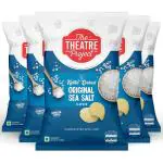 The Theatre Project Kettle Cooked Chips, Original Sea Salt Chips, Potato Chips, Combo Pack of 5 Pouch, 210g