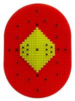 AHCS Acupressure Mat Vi Bumper With Magnets Pyramids