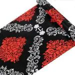 Jaamso Royals Multicolor Vinyl Damask Self Adhesive Italian European Classical Wallpaper 100X45 cm( 100 CM X 45 CM )