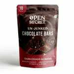 Open Secret Sugar free Chocolates - Dark Choco Almond - Pack of 10 - 155g