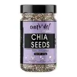 Amwel Organic Chia Seeds 200gm | Raw Unroasted seed for weight loss | Gluten Free Omega 3 High Fibre Keto diet snack for eating