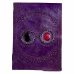 pranjals house Blue Leather Handmade Diary 100 Pages