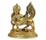 Idol Collections Gold Brass Kamdhenu Cow Statue