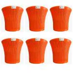 AgriFix Plastic 12 Inch Gamla Plant Pot Set For Garden Big Terrace Planter Pot Container (Pack of-6)