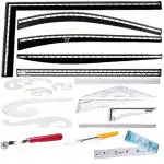 HIRDAY Complete Fashion Designing Tailoring Scales Set of 15