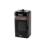 Warmex 750/1500 Watts PTC Room Heater Bonfire + (Black)