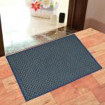 Enyra Door Mat Venice Indoor Outdoor Mat (40x60 CM) Anti-Slip Durable Gel Backing Polypropylene Yarn Floor Front Doormat for Entryway, Bedroom, Living Room, Office, Pack of 1 Piece - Blue