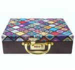 IKAYE Bangle box 3 rod for safe keeping of bangles Vanity Box (Multicolor)