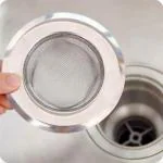 KitchenFest 1 Pcs Stainless Steel Bathtub Hair Catcher Stopper Shower Drain Hole Filter Trap Kitchen Metal Sink Strainer [Size- 11.5 cm]