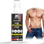 BEAUT-ERA Hair Removal Spray for Men Painless Full Body Hair Removal Spray for Chest, Back, Legs, Under Arms & Intimate Area Easy To Use Quick Result Hair Remover Spray - 100ml