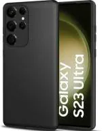 XOVO Back Cover for SAMSUNG Galaxy S23 Ultra 5G, SAMSUNG Galaxy S23 Ultra (Black, Dual Protection, Silicon, Pack of 1)