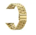 LIDDU Stainless Steel Smart Watch Strap for Noise Fit Helo, NoiseFit Active, NoiseFit Evolve and NoiseFit Fusion (Gold)
