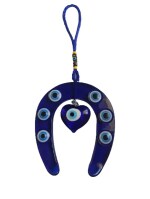 Bless Kraft Evil Eye Horse Naal Protection Good Luck Positivity Prosperity Metal Door Wall Hanging