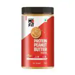 MuscleBlaze High Protein Natural Peanut Butter with Whey Protein Concentrate 750 g | Crunchy | 37 g Protein | Unsweetened | No Added Salt | No Preservatives