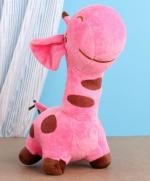 KiddyBuddy - Baby's Little World Deer Soft Toy Pink - Height 23 Cm
