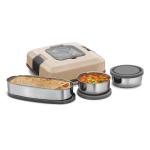 Milton FLATRON ELECTRIC TIFFIN Stainless Steel Spill-Proof Lunch Pack, Brown