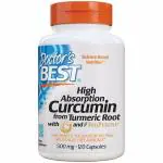 Doctor's Best Best Curcumin C3 Complex, 500 mg, 120 Capsules (500 mg)