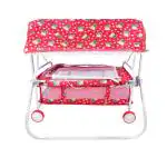 SWING 'N' FLY Foldable Baby Cradle with Swing, Jhula Palna for New Born Babies | Comfortable Multi-Use Baby Cradle, baggi/palna for Baby Comfort Sleep