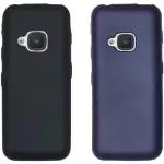 Gizmofreaks Back Cover Case for Nokia 5310 2020 XpressMusic ( Pack of 2 ) ( Premium Matte TPU ) Black & Blue