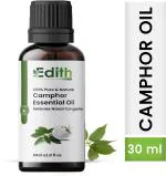 Edith Naturals CAMPHOR OIL Natural-Undiluted,For Steam Inhaler,Cough,Cold,Relaxing,Hair Growth (30 ml)