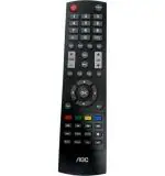 NIJ AK 839 Remote Control for LCD LED AOC TV (Black)
