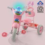 KIWI Kool Tricycle for kids steel Strong Frame tricycle for Kids suitable for kids (PINK)