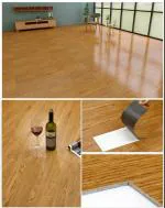 Indian Royals PVC Flooring Planks Tiles Self Adhesive Peel & Stick Wooden Design, 18 Planks, 36 Square Feet (Brown_Oak)