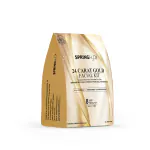SPRING H2O 24 Carat Gold Facial Kit 80gm| 2 in 1 Formula Brightning + Sun Protection| Enriched with Fresh Cell KIWI Extract and Gold Powder | Simple 8 Step