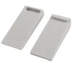 Pindia Set of 2Pc Non-Slip Rubber Stackable Door Stopper Door Block Wedge/Door Jammer Guard