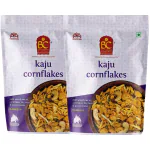 Bhikharam Chandmal - Kaju Cornflakes Mixture - Kaju Mixture - Mix Namkeen - Indian Snacks - 375Gm (Pack of 2)